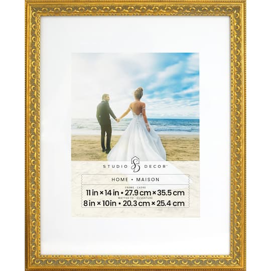 Home Gold Ornate Frame with Mat by Studio Décor® Michaels